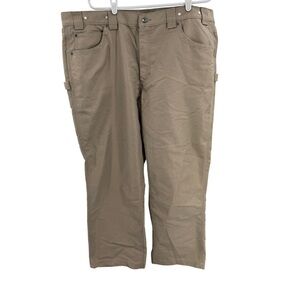 Duluth Trading Co Men's Khaki pants 44 work casual cotton cool dry carpenter